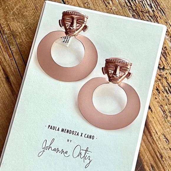 🌺🎉HP🎉🌺 NWT Johanna Ortiz La Foret Rose Gold Earrings - Picture 2 of 16